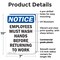 Signmission Safety Culture Sign, 7 in Width, Plastic, Rectangle OS-2PACK-NS-P-710-V-11971 - alternate 3